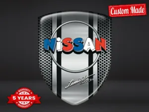 Nissan Emblema Interior Estilo Drift Insignias Cúpula Premium